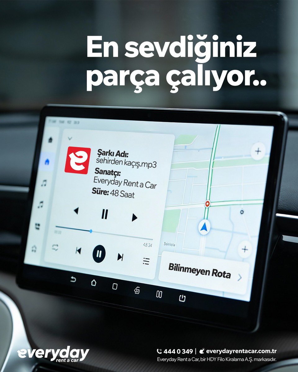 Hafta sonunu evde geçirmek için hayat çok kısa. Rotanı oluştur, müziğini aç ve şehrin gürültüsünü arkanda bırak.

📞 444 0 349
🌐 everydayrentacar.com.tr 
 
#EverydayRentaCar #Everyday #AraçKiralama #RentaCar #GüvenilirKiralama #EverydayKonfor #EverydayHuzur