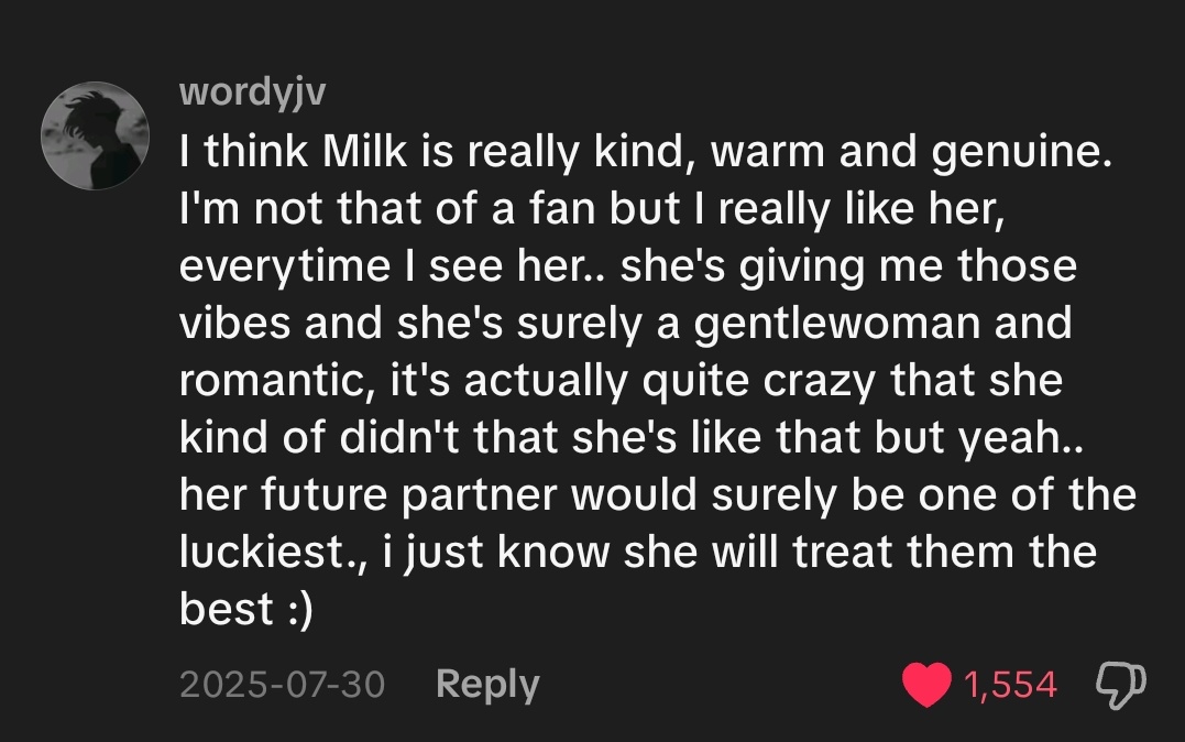 that's why i genuinely adore this girl sm