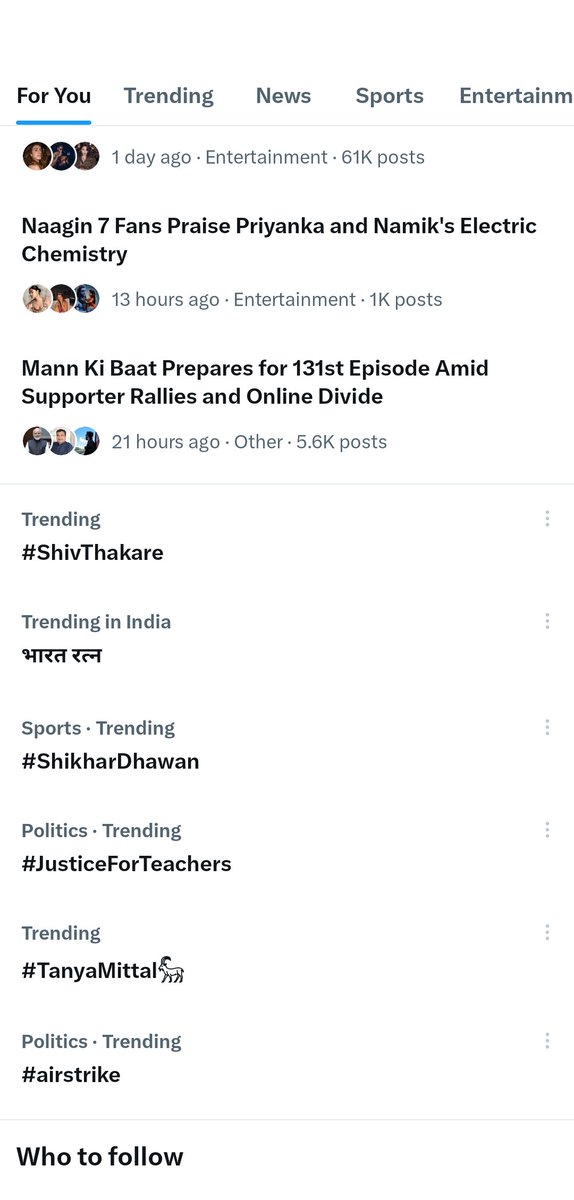Abhi tak trending hai 🔥
#ShivThakare 
#ShivThakareInThe50 
#The50