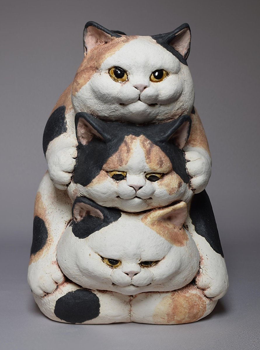 Post by 白亜器 hakuaki on X: にゃんがみっつ