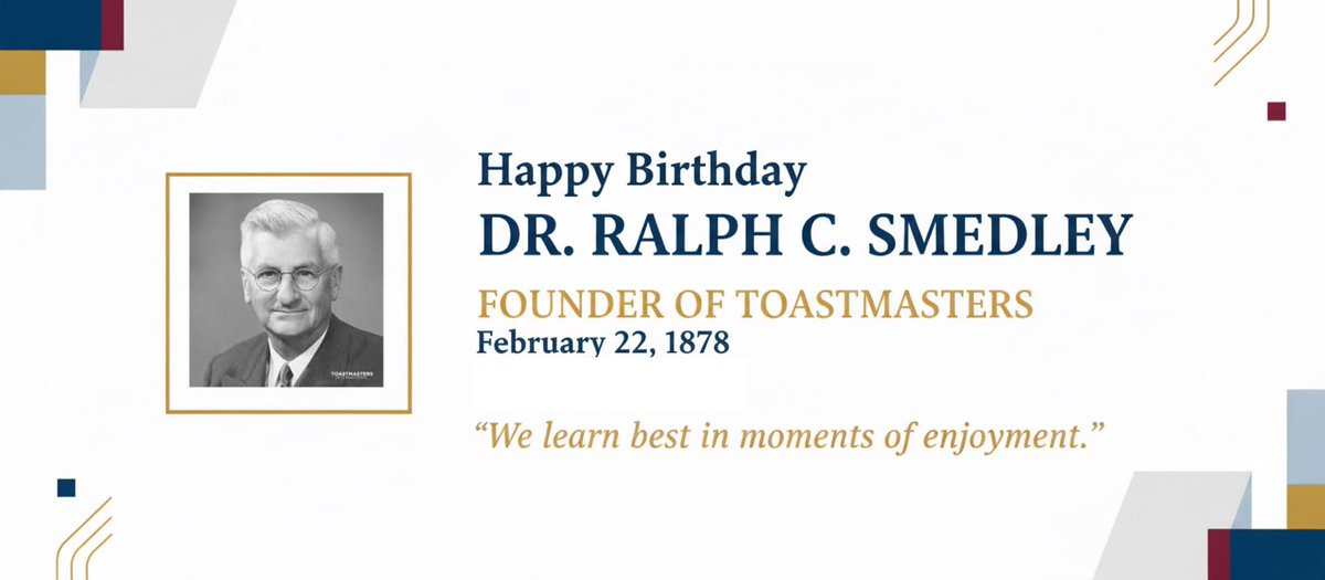 #Toastmasters #WhereLeadersAreMade
#HappyBirthdaySmedley #LeadershipJourney
#PublicSpeaking #LearnAndGrow
#ToastmastersJapan