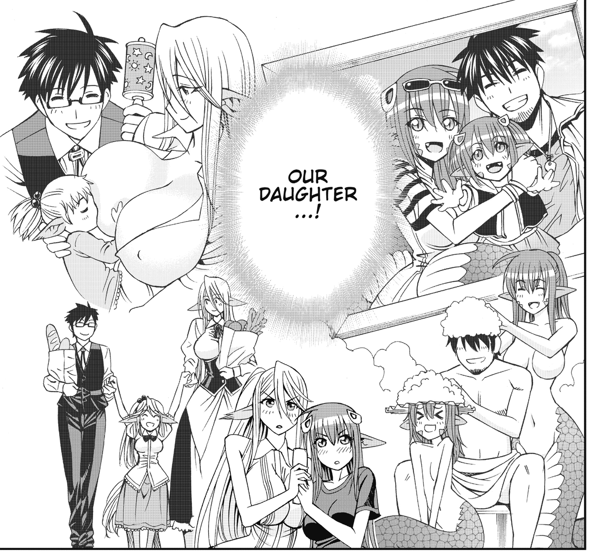 MamonoGang's tweet photo. Monster girls dream of a happy family too, anon... https://t.co/Bo3g4bprXi