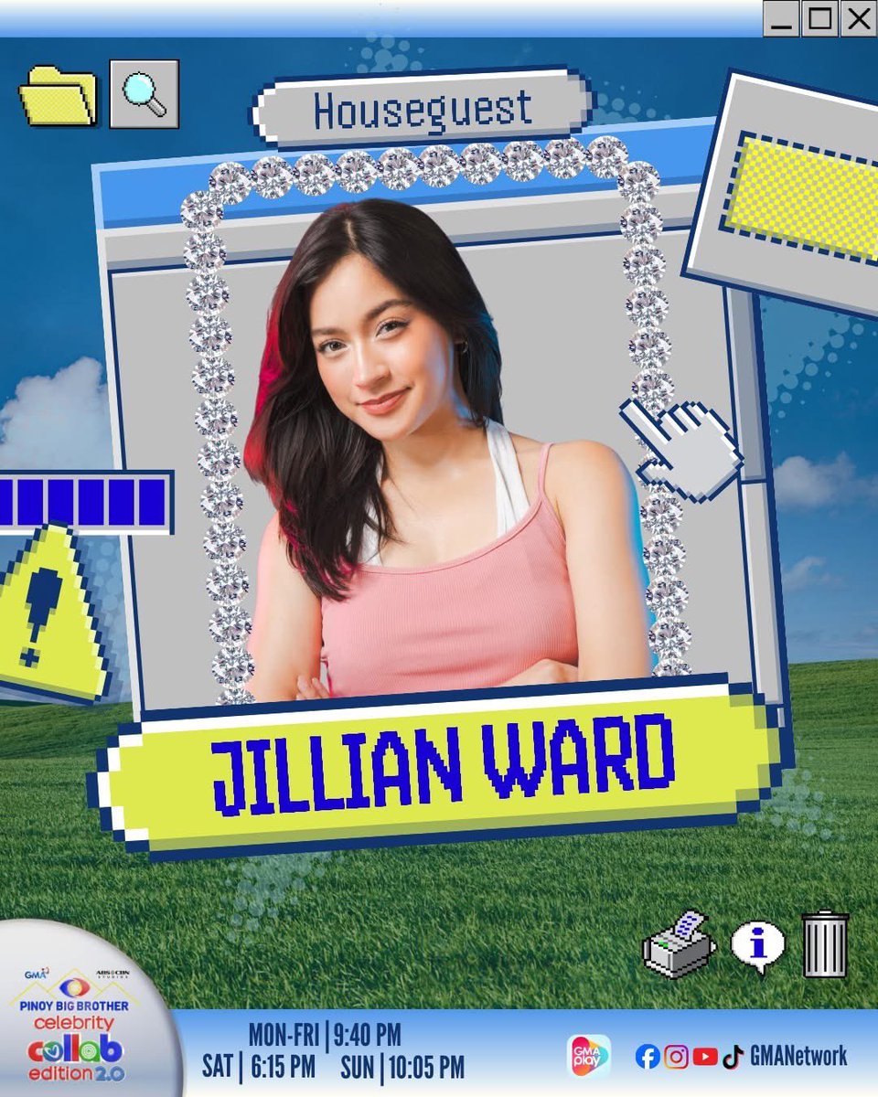 Jillianatics23's tweet photo. WELCOME SA BAHAY NI KUYA, JILLIAN! 🥳

Dala ni #JillianWard ang Never Say Die spirit sa loob ng Bahay ni Kuya. 🔥

Watch #GMAPBBCollab on weeknights at 9:40 PM, Saturdays at 6:15 PM, and Sundays at 10:05 PM on GMA Network. https://t.co/TDb7QLgaKj