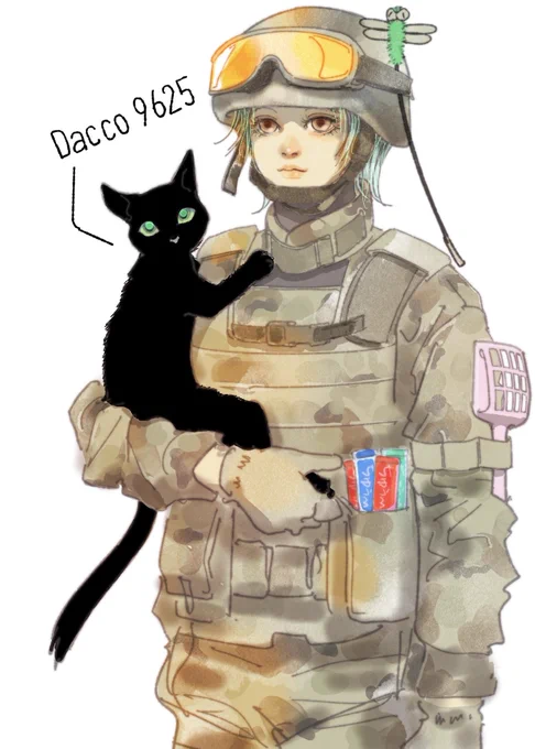 過去絵ですが、猫の日だから… #猫の日