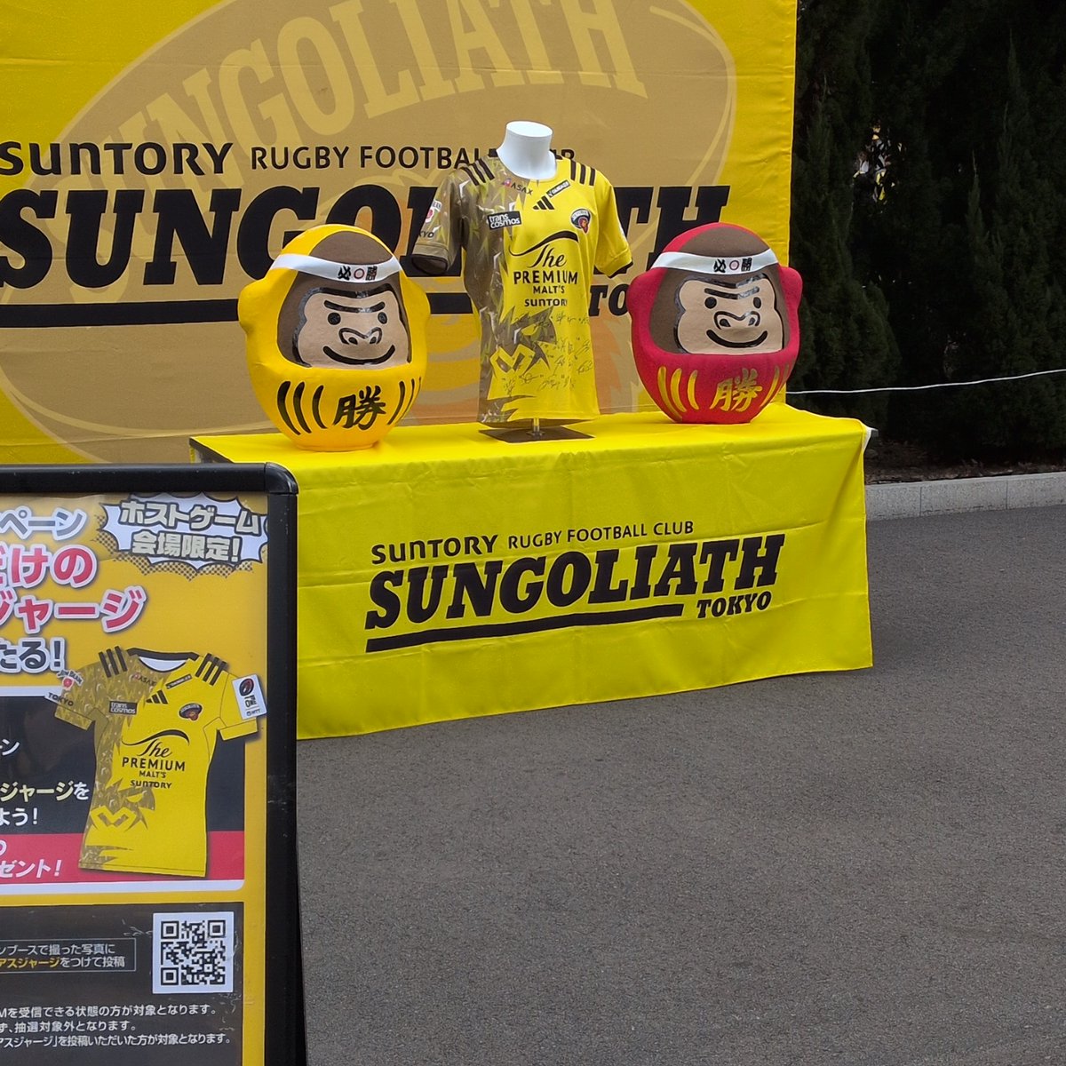 pastapann's tweet photo. @sungoliath 
#世界に1枚だけのサンゴリアスジャージ https://t.co/cy05yb1FWL