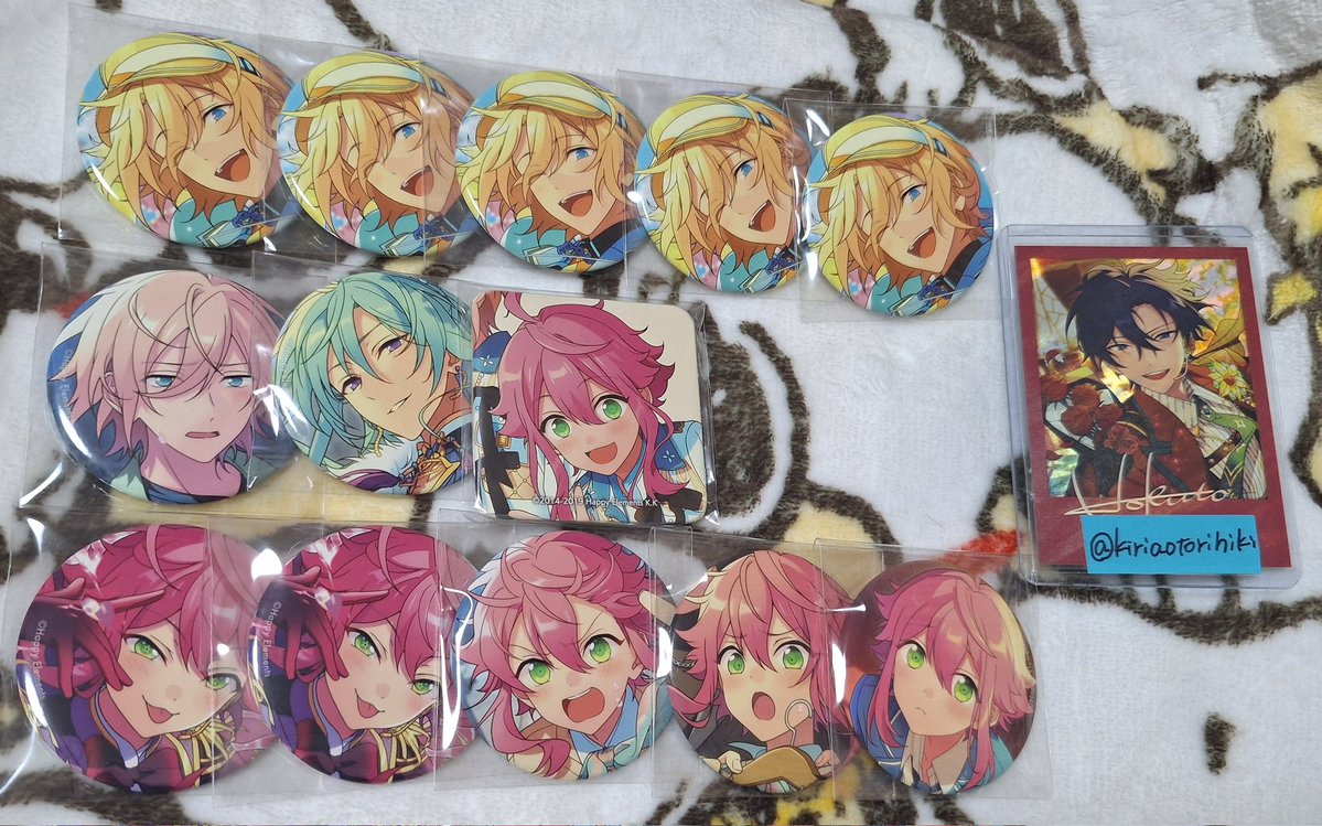 あんスタ(交換) 缶バッジ 出⇒英智 渉 桃李 弓弦 求⇒異種北斗 スバル