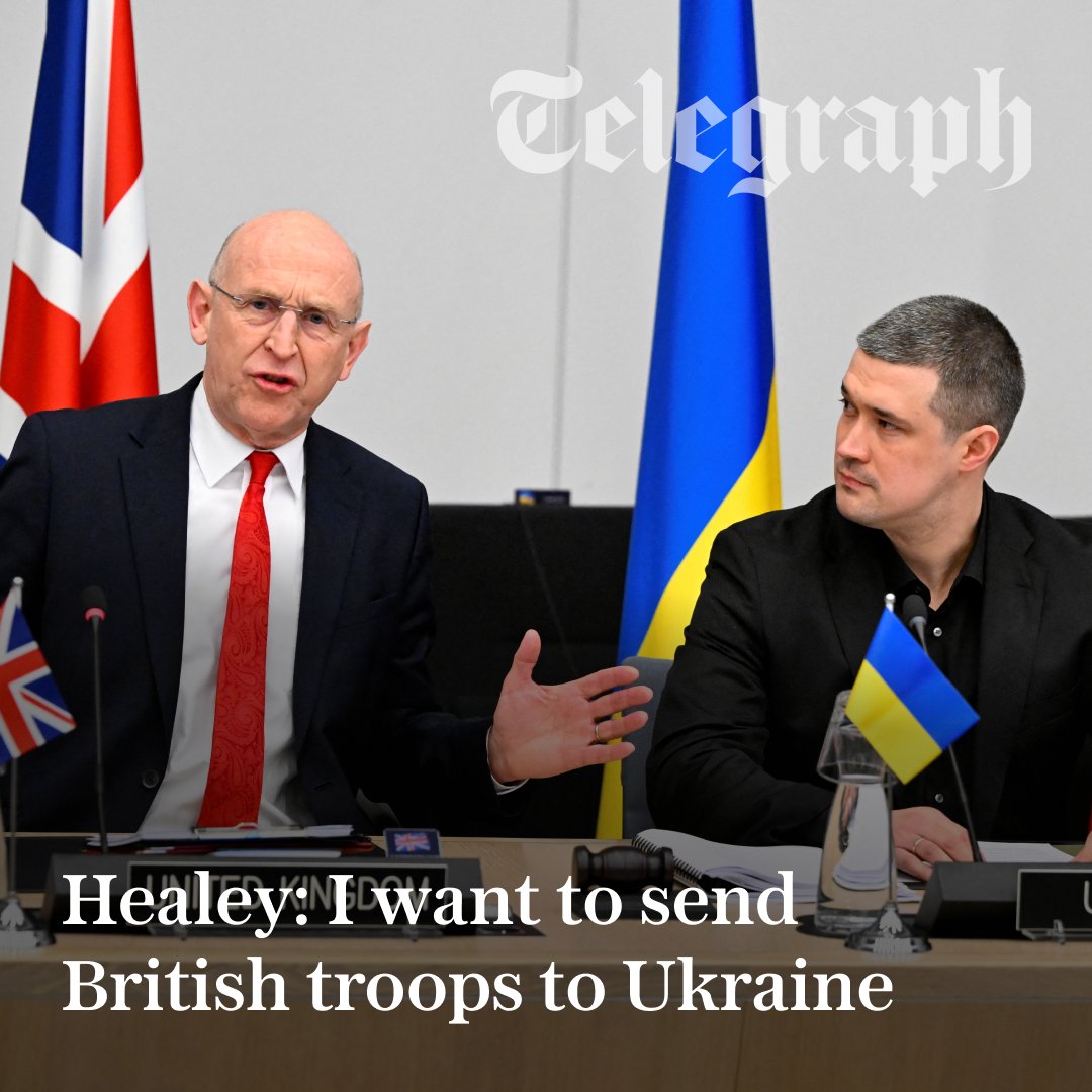 🇺🇦 Defence Secretary says UK ‘will make 2026 the year this war ends’

Read more at the link below ⬇️
telegraph.co.uk/politics/2026/…