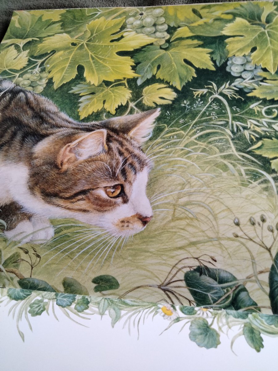 猫の日。英国アーティストレズリー・アン・アイボリーが描く猫。以前