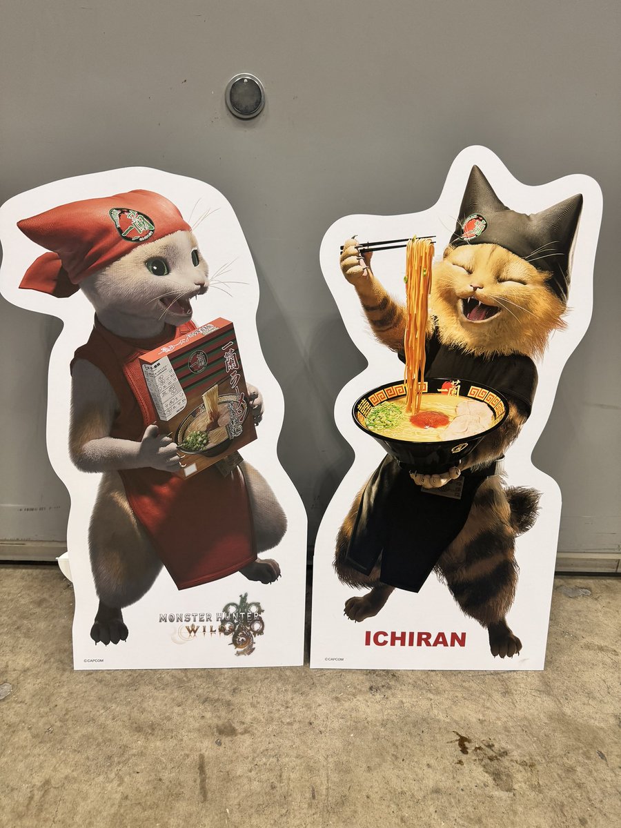 kaina_zero's tweet image. モンハンフェスタで一蘭をすすれて非常に満足です🍜

#モンハンフェスタ