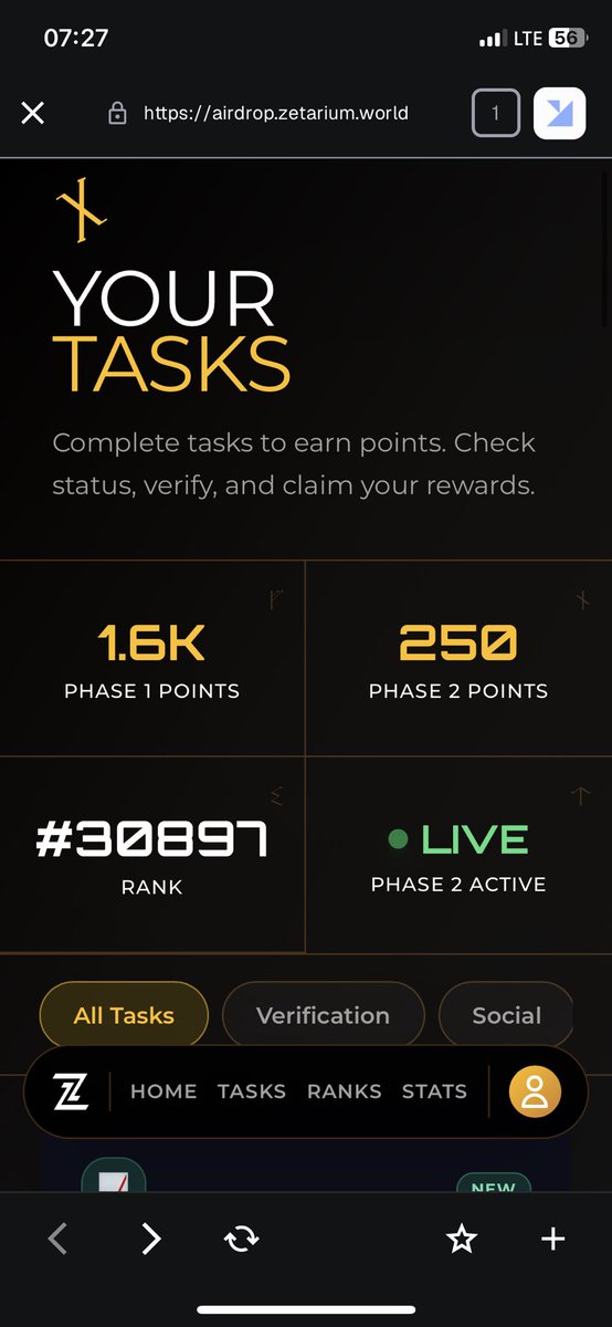 pablosaint190's tweet photo. GM CT!!
@Zetarium_ phase 1 is officially over🥹
i ended up at 1.6k points which I know it’s not a lot of progress but still has to keep more.
We shall see what phase 2 will be then 🥲
Incase you’re still doubting it, here is my referral link https://t.co/gsLNQxKcKf
#Zetarium https://t.co/ciDpOc8tPJ