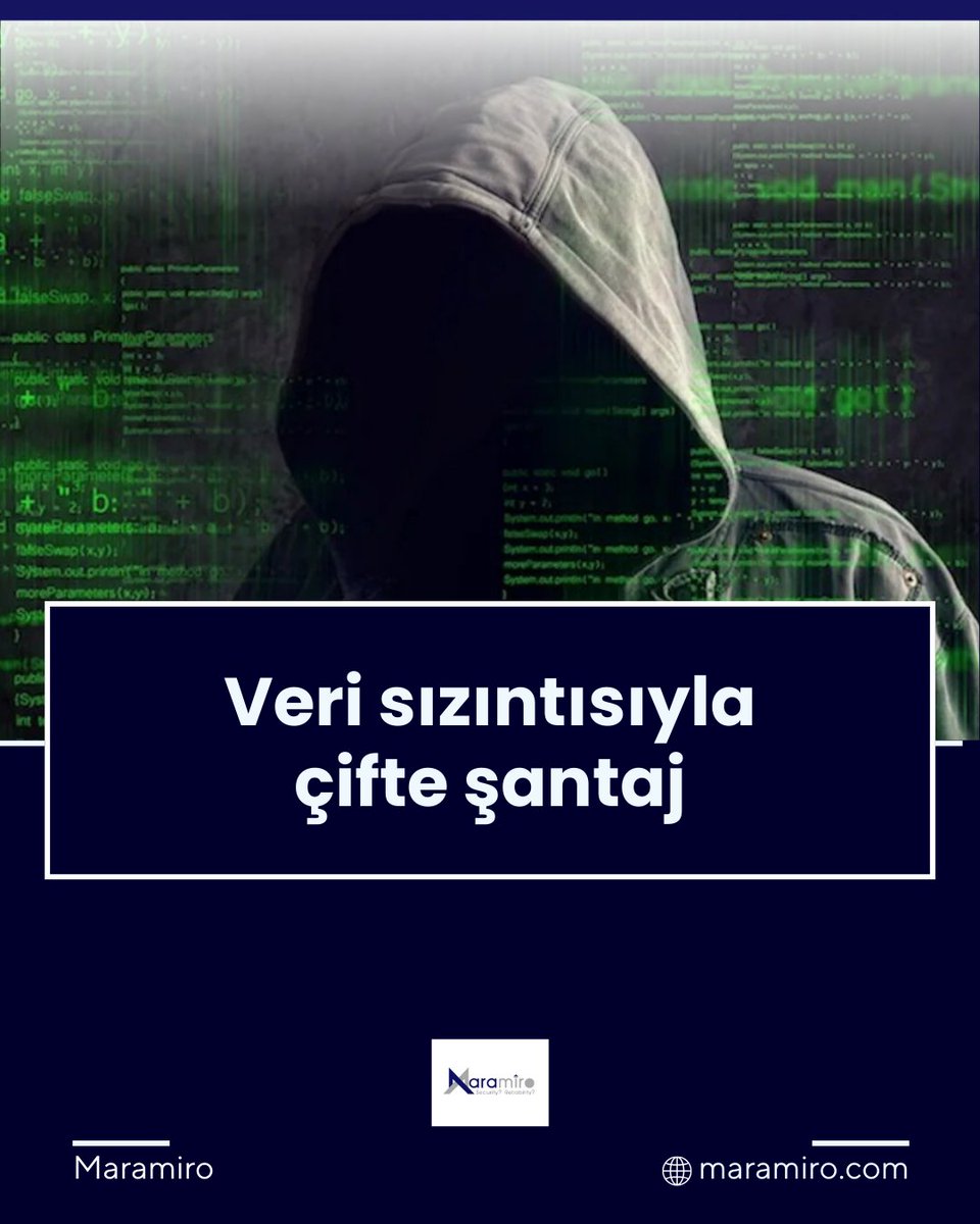 Fidye yazılımı saldırılarında yöntemler değişiyor. Saldırganlar artık yalnızca sistemleri şifrelemekle kalmıyor, verileri ele geçirerek kamuya açıklama...

<a href="/ESET/">ESET</a>

Haberi okumak için 👇🏻
maramiro.com/veri-sizintisi…
.
.
.
#Maramiro #ESET #SiberGüvenlik #FidyeYazılımı #Teknoloji #Haber