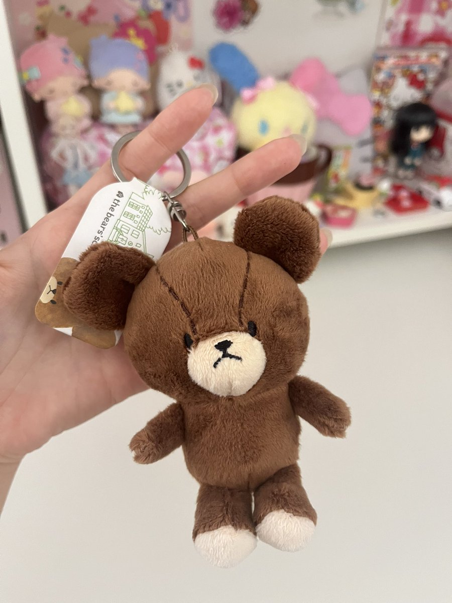 second_handja's tweet photo. ตุ๊กตาพวงกุญแจ Jackie The Bears’ School ใช้แค่รอบเดียวค่ะ ได้มา600+ ปล่อย 550 ค่า #ตลาดนัดsanrio https://t.co/G7COBgdoug
