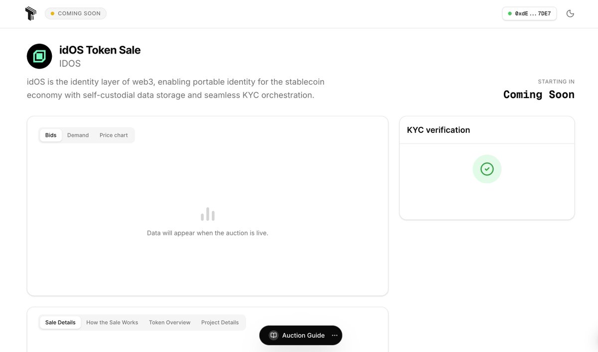 Have done login <a href="/idOS_network/">idOS</a> in Tally.

idOS is building the identity layer that stays self-custodied, private, and works across apps, token sales, and stablecoin ecosystems.

Are you joining the CCA sale quackers on @Wallchain? 👀