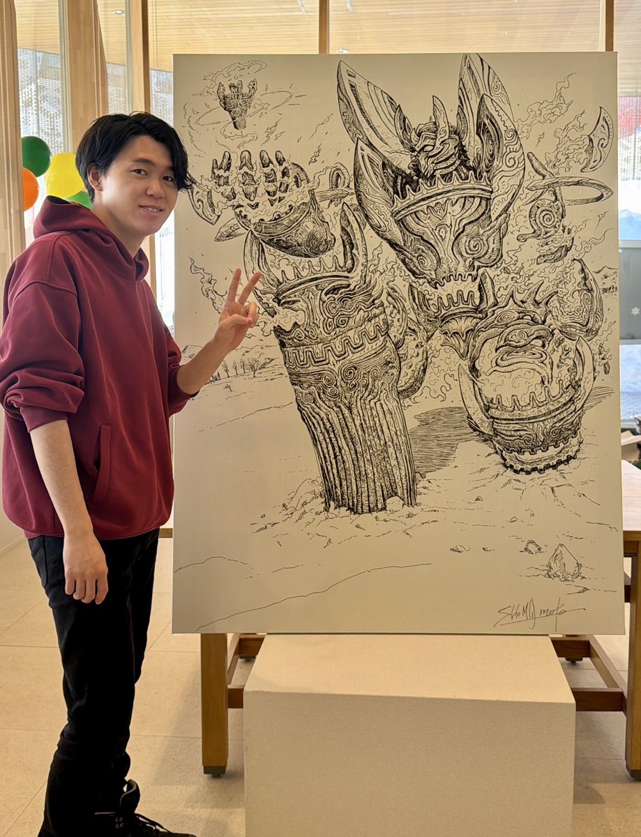 shoma_muto's tweet image. ついに絵が完成しました！
見に来てくださった皆様、
2日間誠にありがとうございました！！

#十日町雪まつり
#十日町市博物館
#REKKA
#私の推しゼブラ