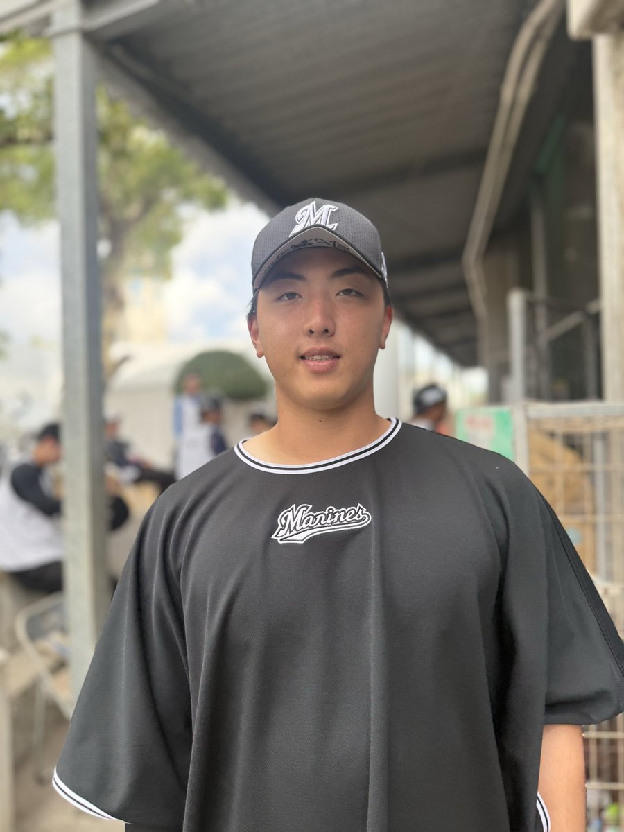 先発の #田中晴也 投手は3回無失点のピッチング！ #chibalotte #広報