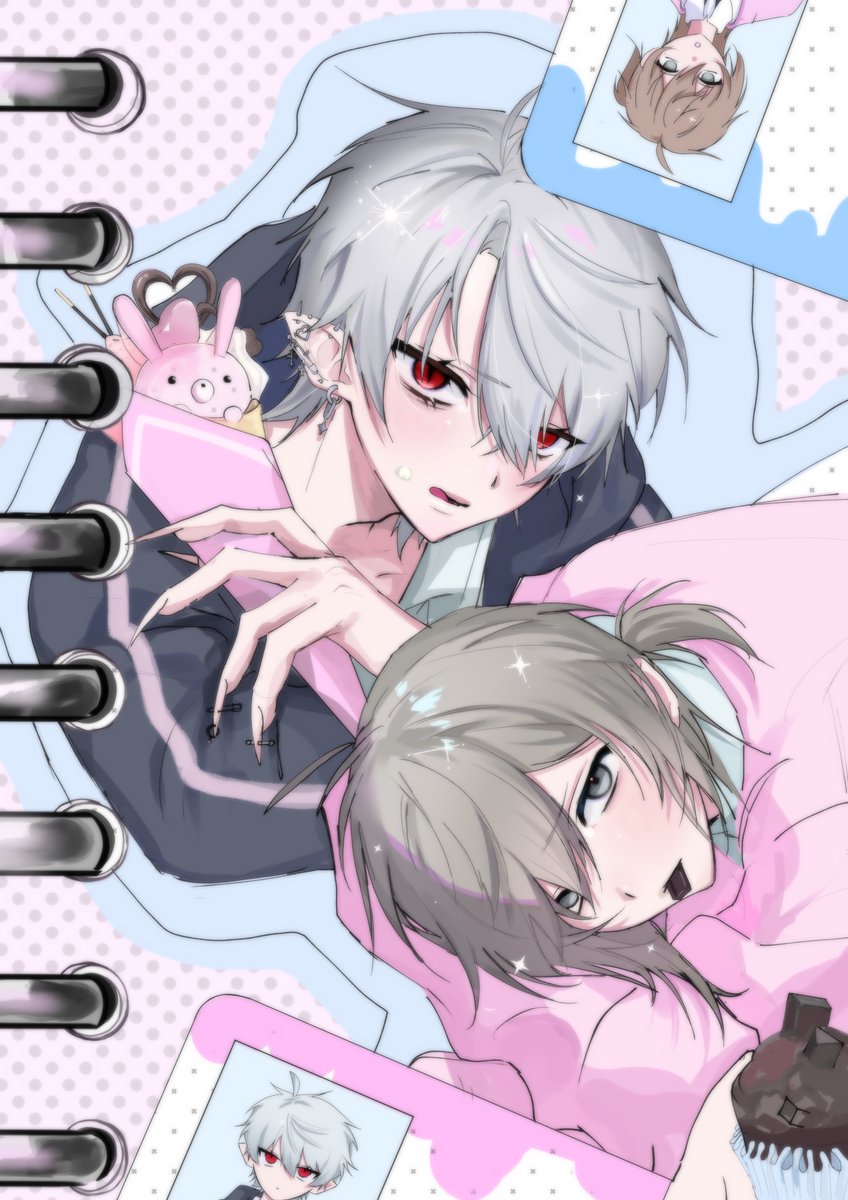 にじそうさく11イラスト本の表紙です 🍓