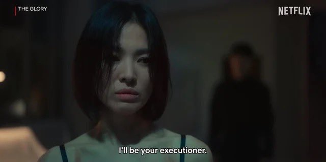 and instead had her fall in love with a man who wouldn’t stop her. he saw her pain and made himself her executioner and that’s exactly what she needed