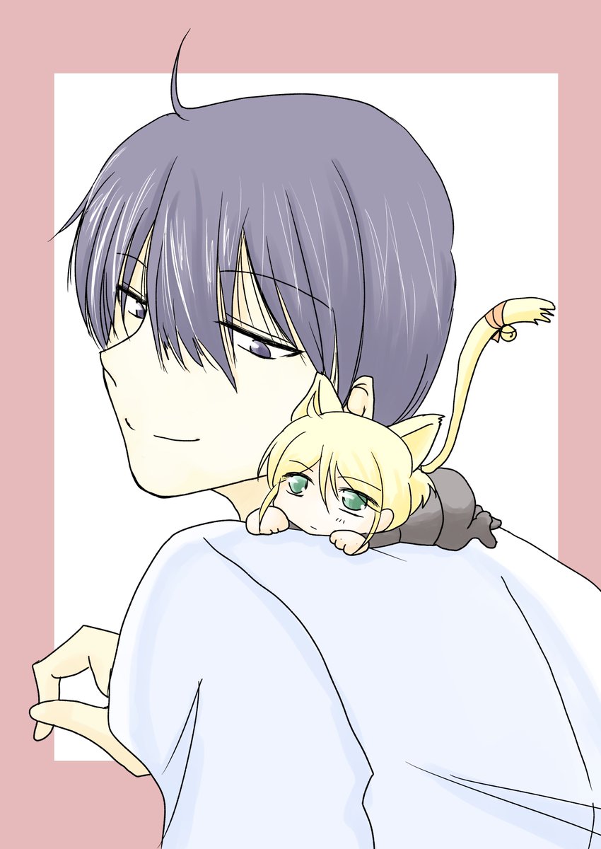 yuzukity1's tweet photo. リーマンソンさんとにゃとーちゃん
密かに好きなこのセット
#猫の日
#殺し愛 
#LOVEofKILL https://t.co/FX9rAbtLKX