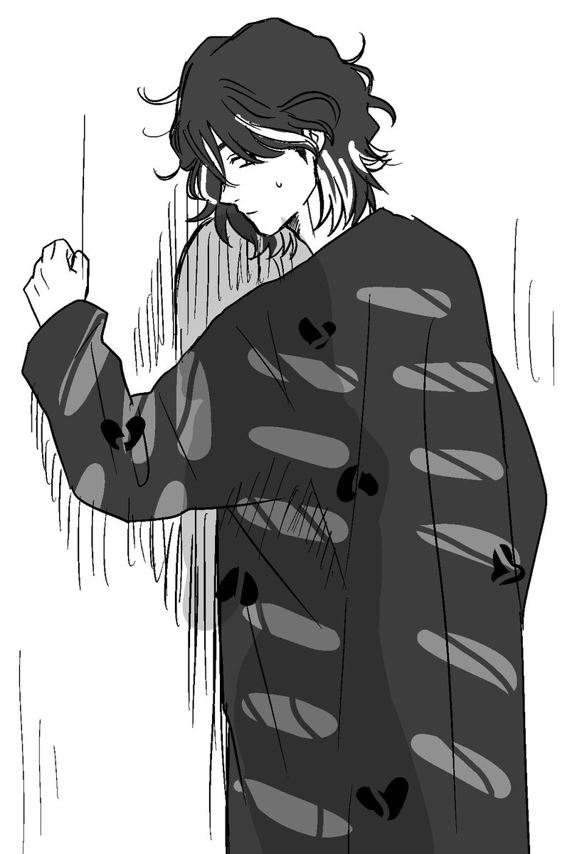 crsm夢
背高いしオーバーサイズの服着てるから、身長低めの女の子だとスッポリ隠れそう