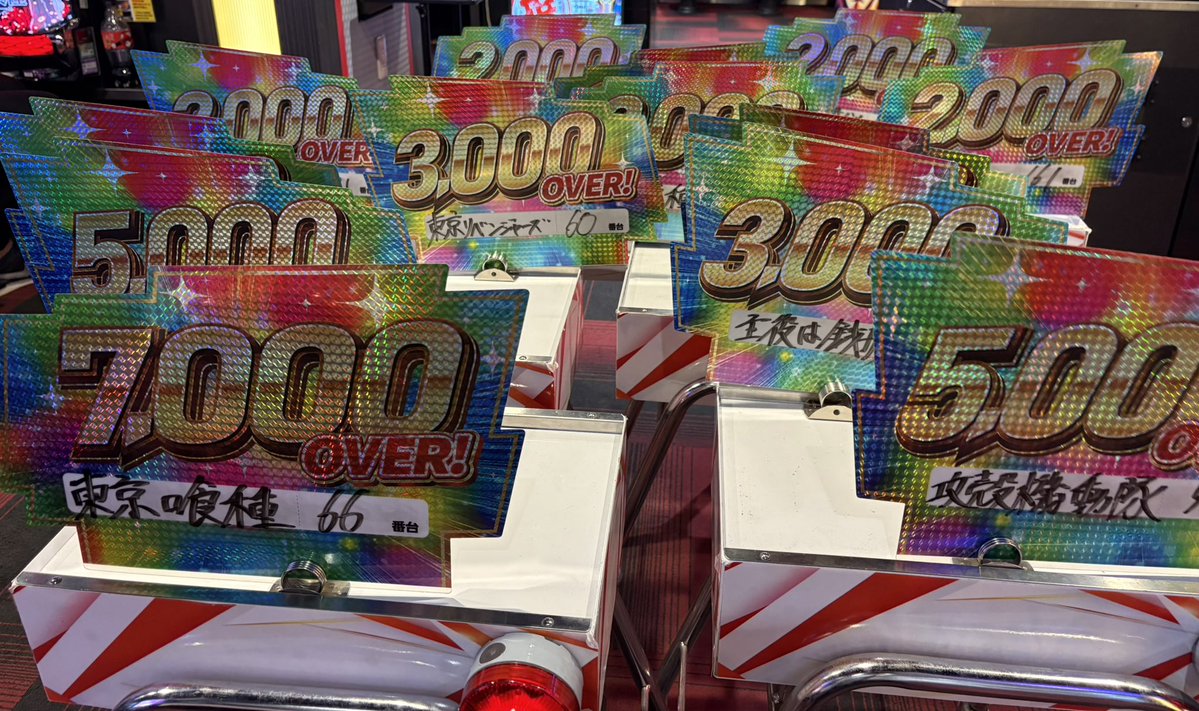 キコーナ八柱店 16時の店内状況です‼️ 東京喰種 7000over🔥 攻殻機動