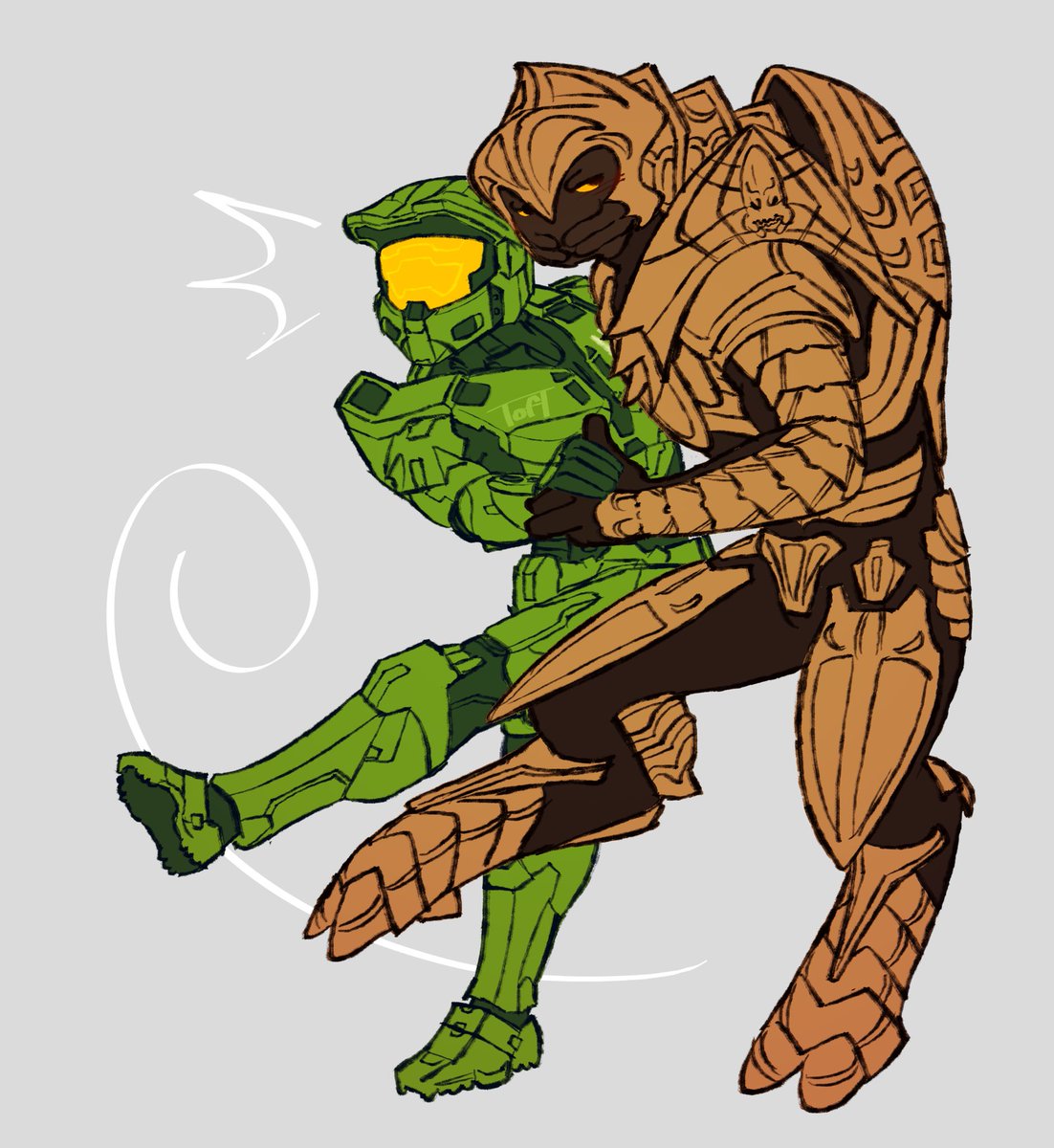 They dance in my head actually.😼they’re pretty great…

[#Halo #masterchief #Arbiter]