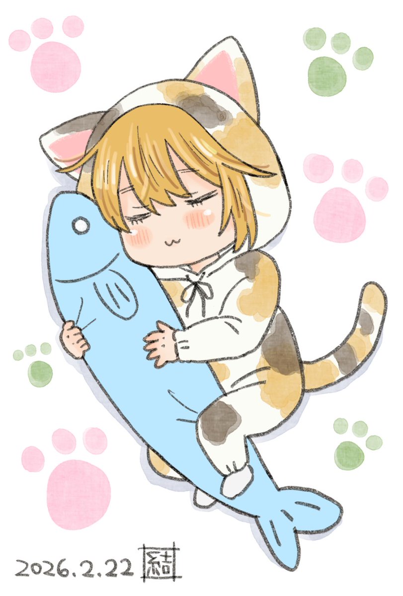 #猫の日
#イラスト