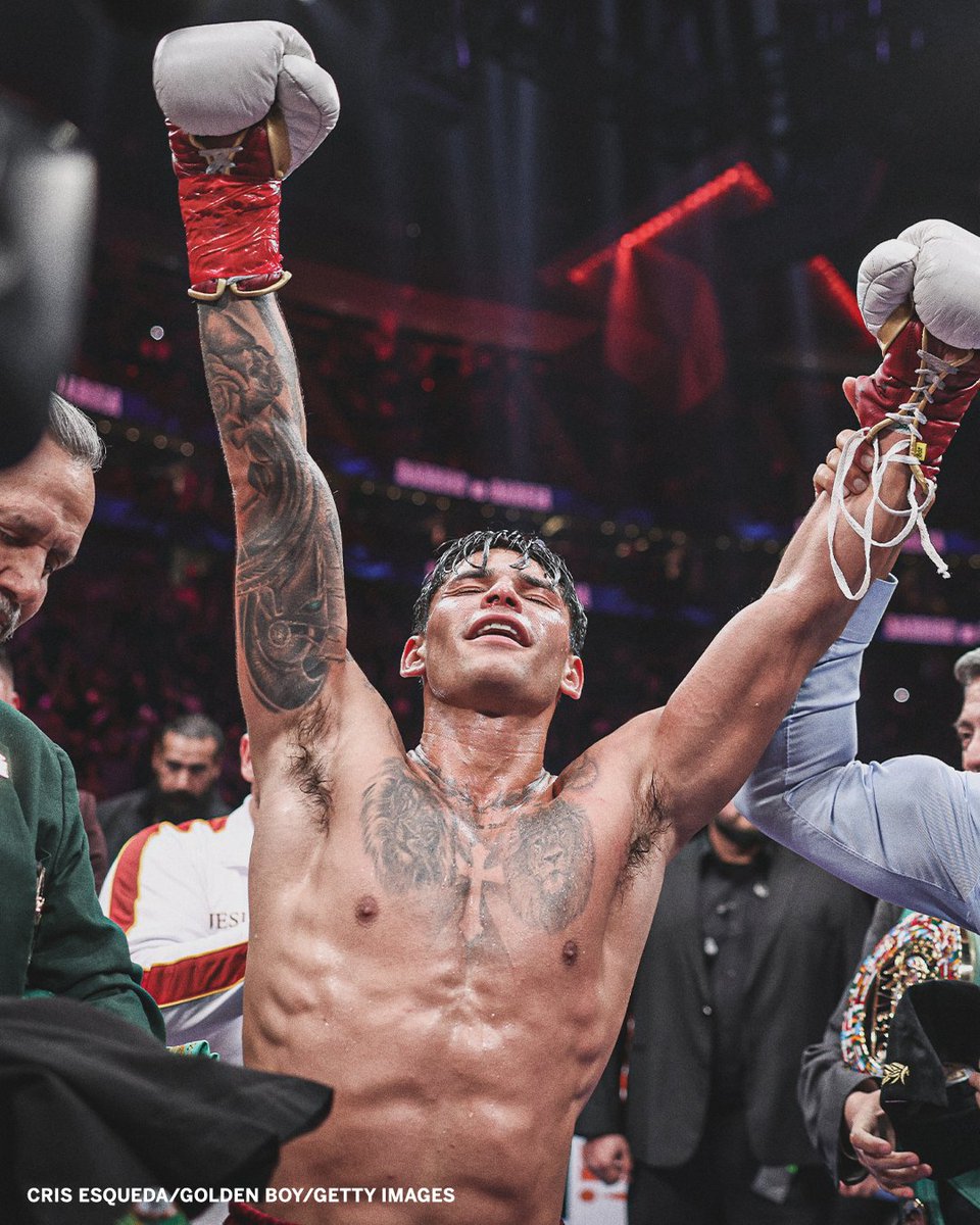 ESPNRingside's tweet image. Ryan Garcia put the boxing world on notice again with his performance on Saturday night 🏆