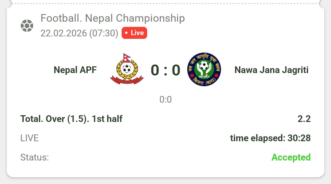 XUTB5

Nepal 🇳🇵

2 goal in HT 🥅

😭Fansports 

Reg link : cutt.ly/6rGuWvER

Promo code : INPLAY
😇🤪🤨🧐