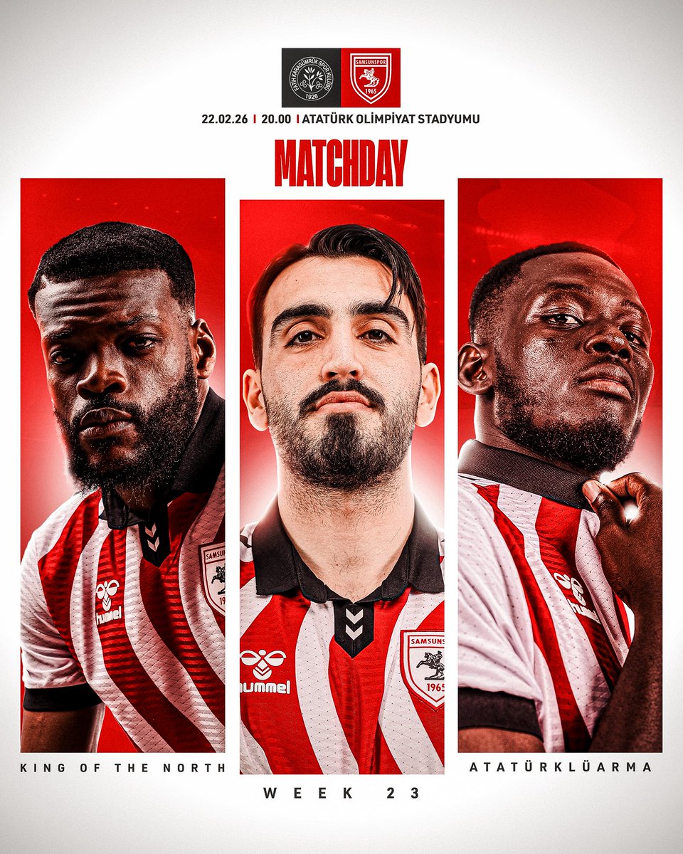 MAÇ GÜNÜ 💪
 #SamsununMaçıVar

#Samsunspor #AtatürklüArma #FKGvSAM