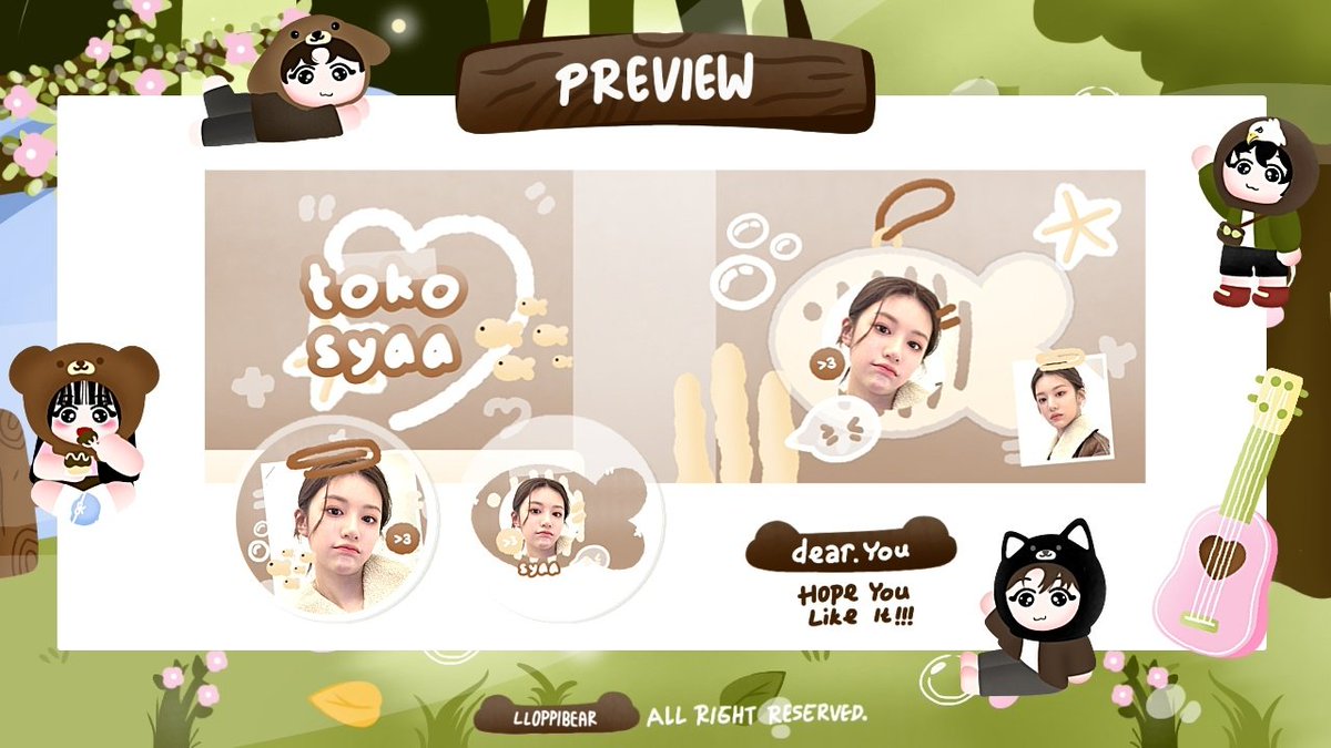 yeayy, layout imup nya dha jadii 🖐🏼 maacii banyaak kak uyaa <a href="/cwurai/">‎َ</a> udah jajanin layout imup ini 🥹💗 once again happy birthday yaa kak, semoga sehat selalu dan lancar selalu rezekinya ✨💐 maacii juga kak raya <a href="/llOPPIBEAR/">rAYaa` 🍼🧁🍀🐻</a> udah buat layout imup inii, gemesyy 😙💗