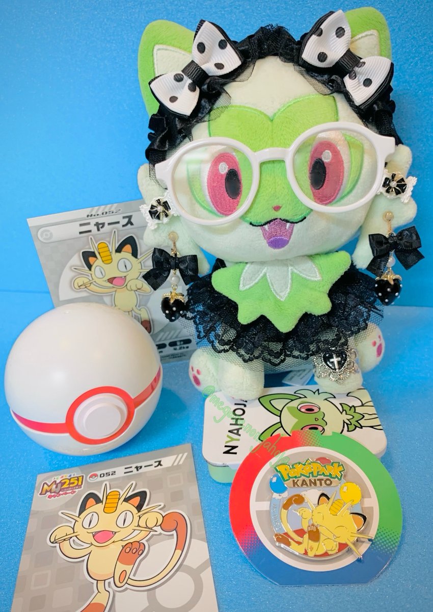 ニャオハ ポケパークのニャースのピンズだよ