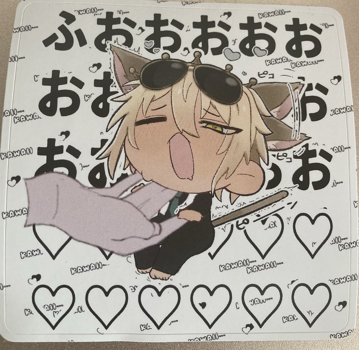 私利私欲により作ったシールが届いたので、春コミで頒布物何も無いは回避しました！
あと原稿終わらせるだけ😭💦