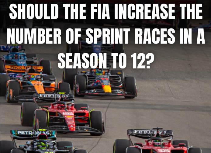 MsportXtra's tweet photo. #F1 Should the fia increase the number of sprintraces in a season to 12 ? Like = YES, Repost = NO. #MsportXtra https://t.co/J7jADu1XwI