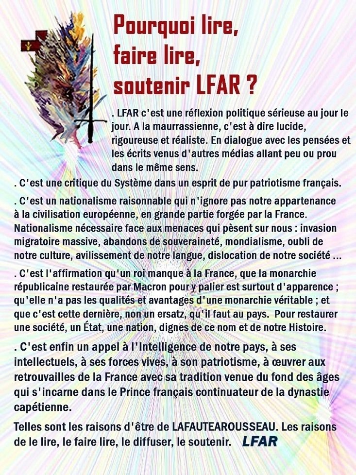 Notre raison d'être ! Les royalistes n'auront de poids qu'à raison de leur compétence politique lafautearousseau.hautetfort.com/archive/2021/0…