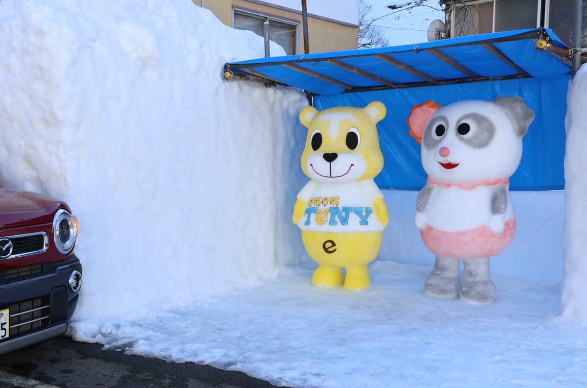 R252の雪だるま