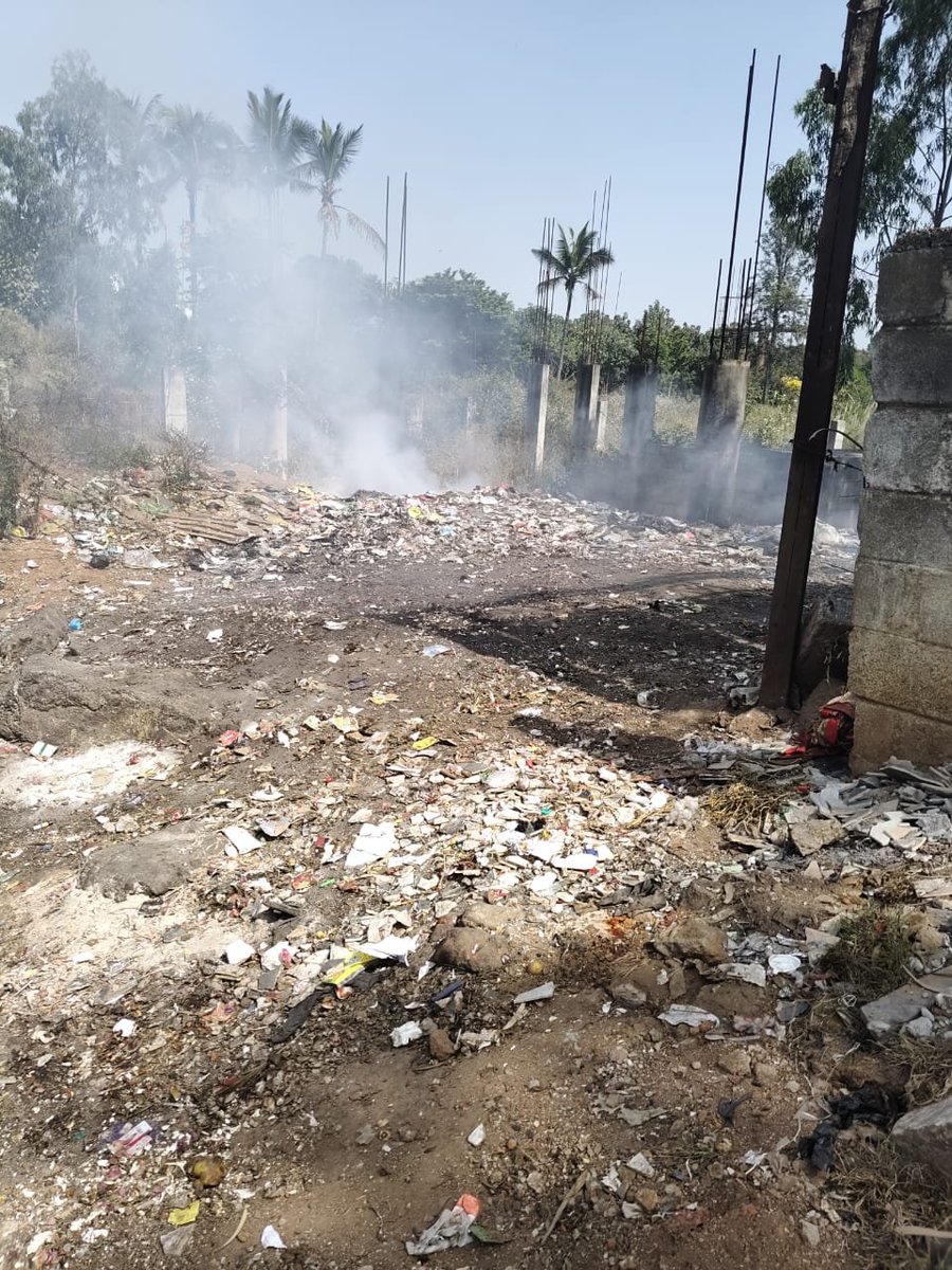 kuberiitb's tweet photo. @NammaBNP It's happening even next to our apartment. 
It seems a clear directive from the top officials of @GBA_office .

See this images. https://t.co/tbDZwjTS1c