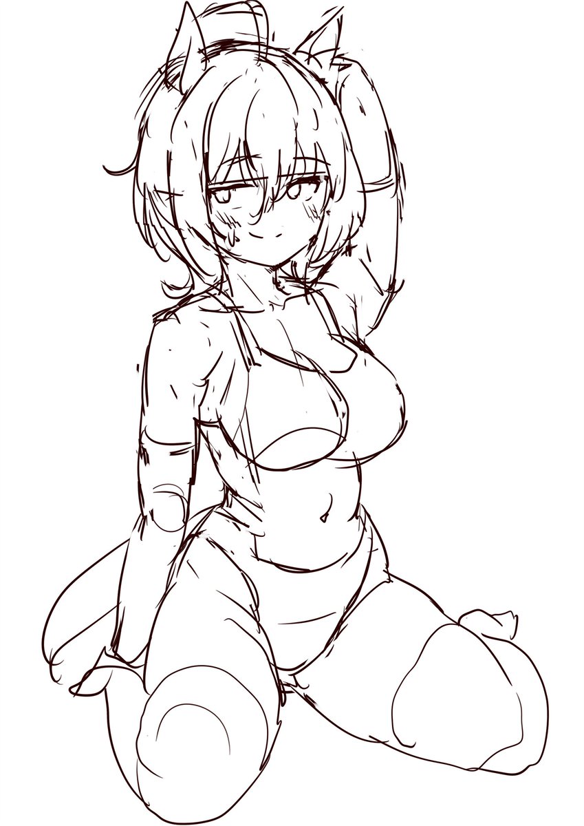 496日目
ラフと線画ベタ塗り 