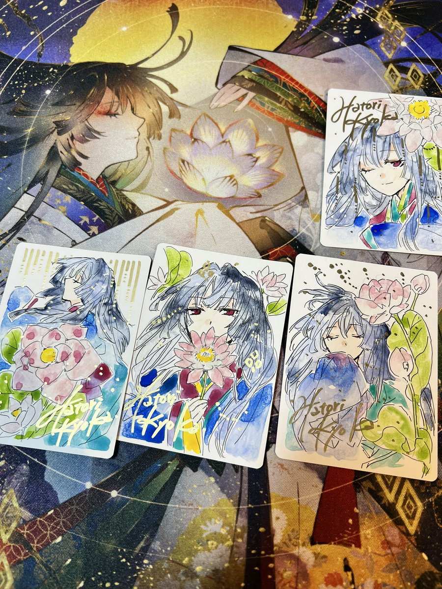 昨年発売しました匈歌ハトリ先生のトレーディングアートカードが