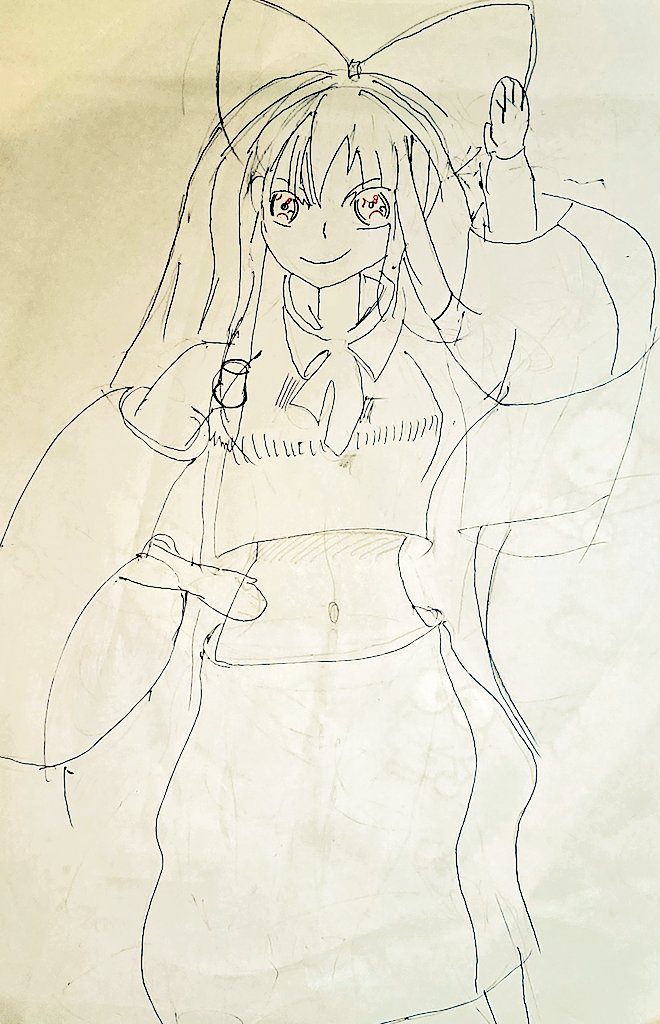 自分が描いた絵晒せ見た人強制