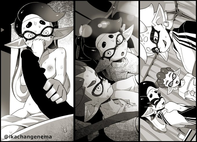 スプケ28新刊「シオカラーズ36歳」挿絵の一部です。えちシーンもたくさん入ってるので、お楽しみに! 