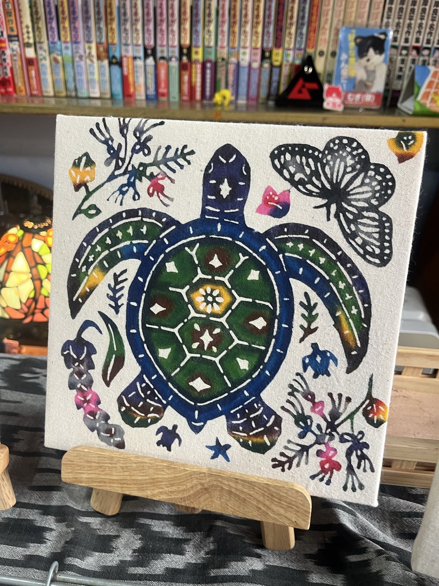 RT @sonokonos: カメのファブリックパネルです。それぞれお色がちが