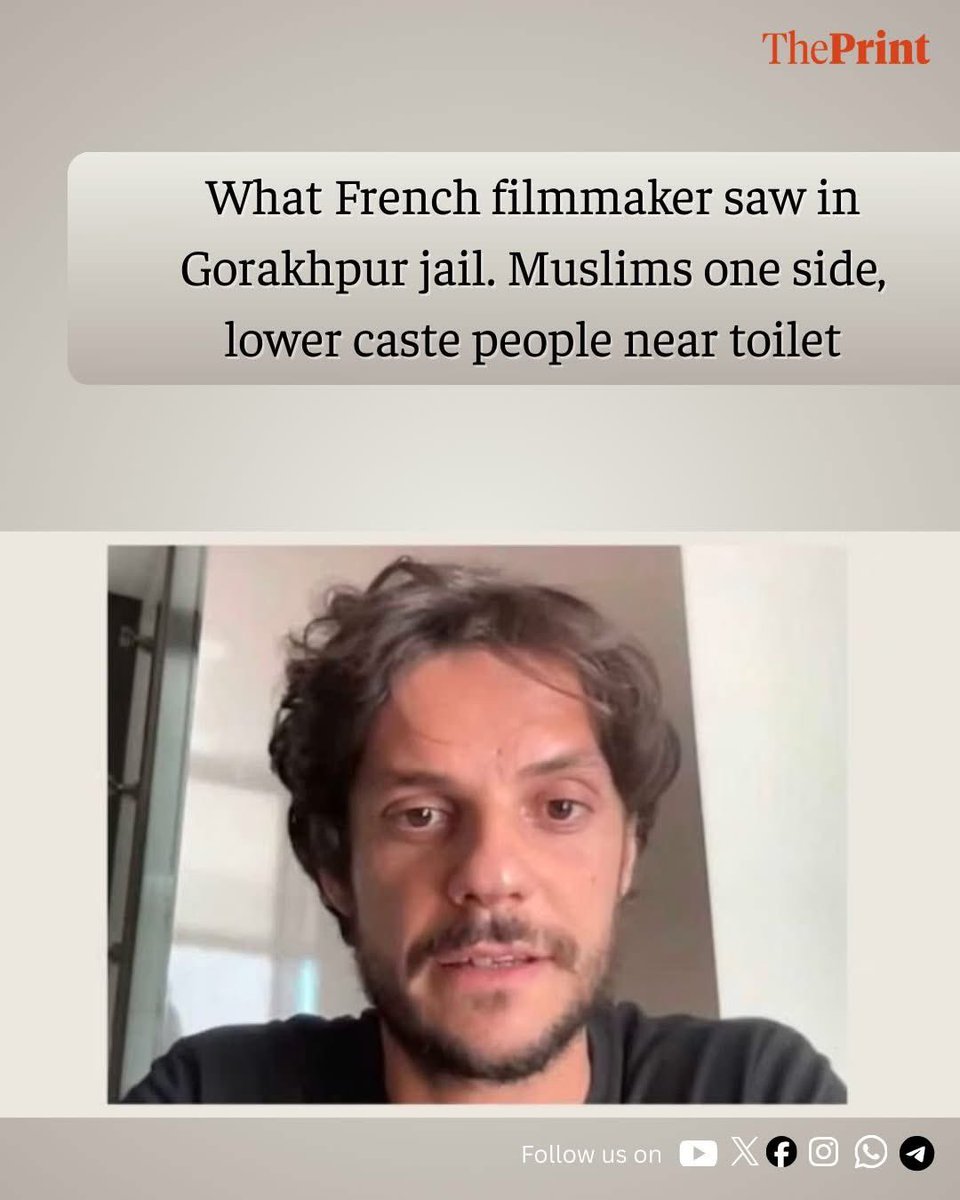 French filmmaker Valentin Hénault’s new book J’avais un rêve indien. Dans l’enfer de la prison de Gorakhpur (“I Had an Indian Dream: In the Hell of Gorakhpur Prison”) — launched in India on 15 Jan 2026 — is a raw account of his month in UP jail in Oct-Nov 2023.

He came on a