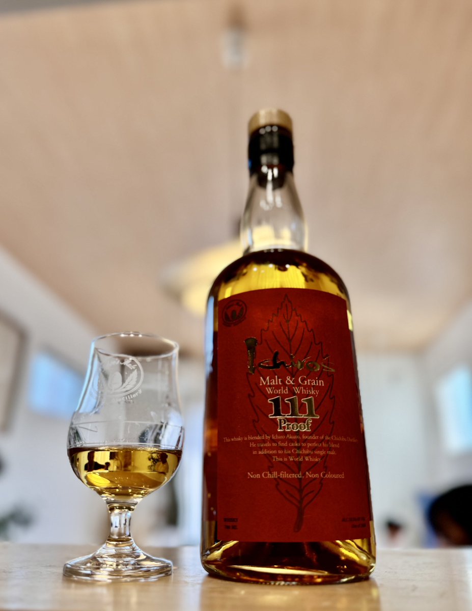 父上が来たので 開栓しました。 イチローズモルト 111 proof 口当たり