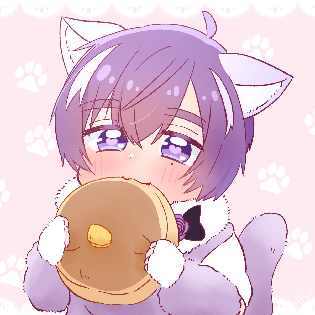 はっぴ〜ねこの日🐱🥞🐾
 #しまーと