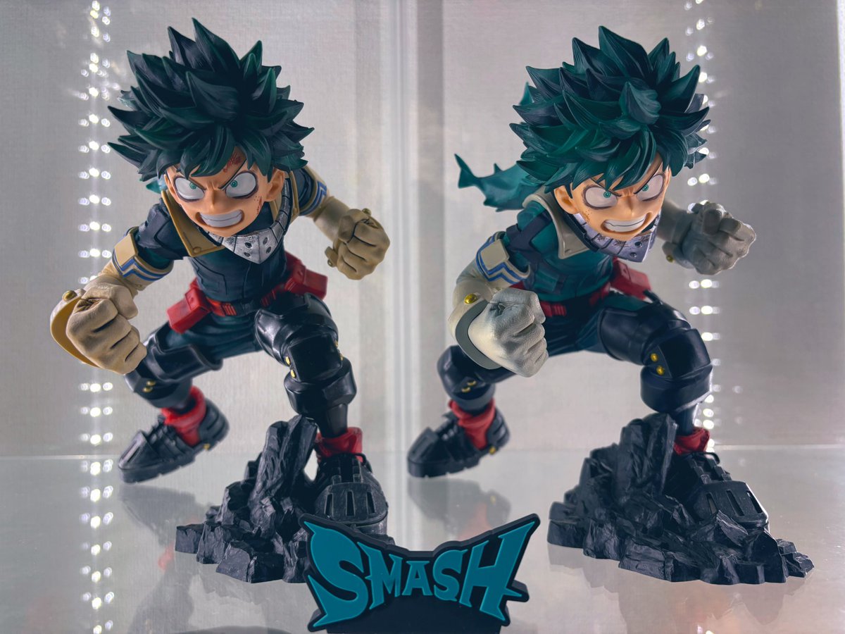 SMSPの4体をやっとディスプレイ😇 1〜3枚目 ←左クロニクルデク →右01