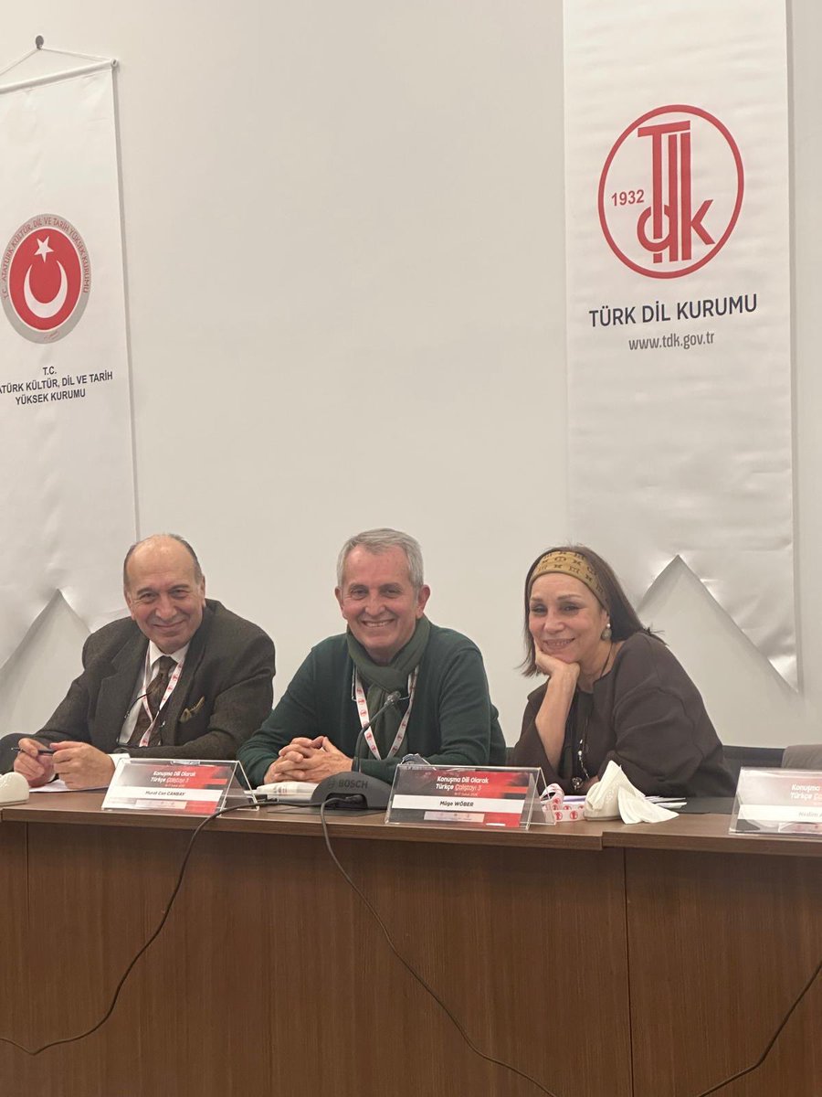Mugewober's tweet photo. TDK Konuşma dili olarak Türkçe çalıştayı 2026. https://t.co/VQdy670cvF