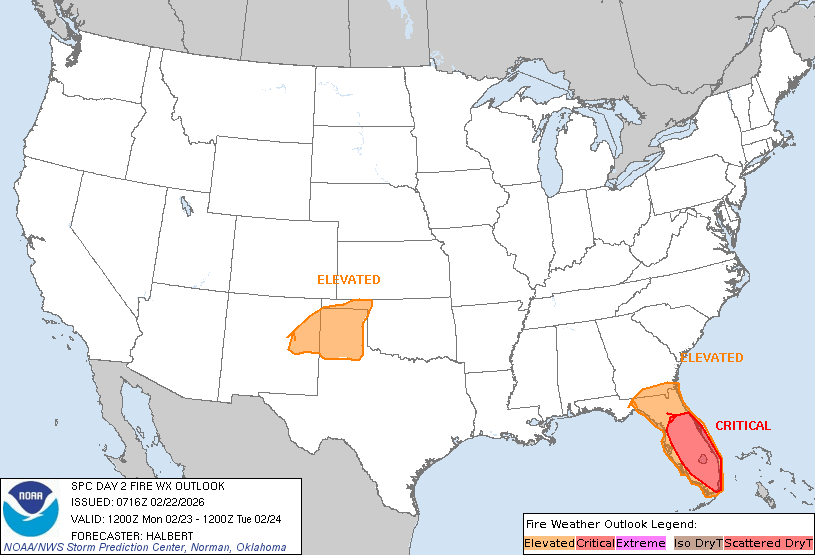 1:17am CST #SPC Day2 #FireWX Critical: central and southern florida spc.noaa.gov/products/fire_…