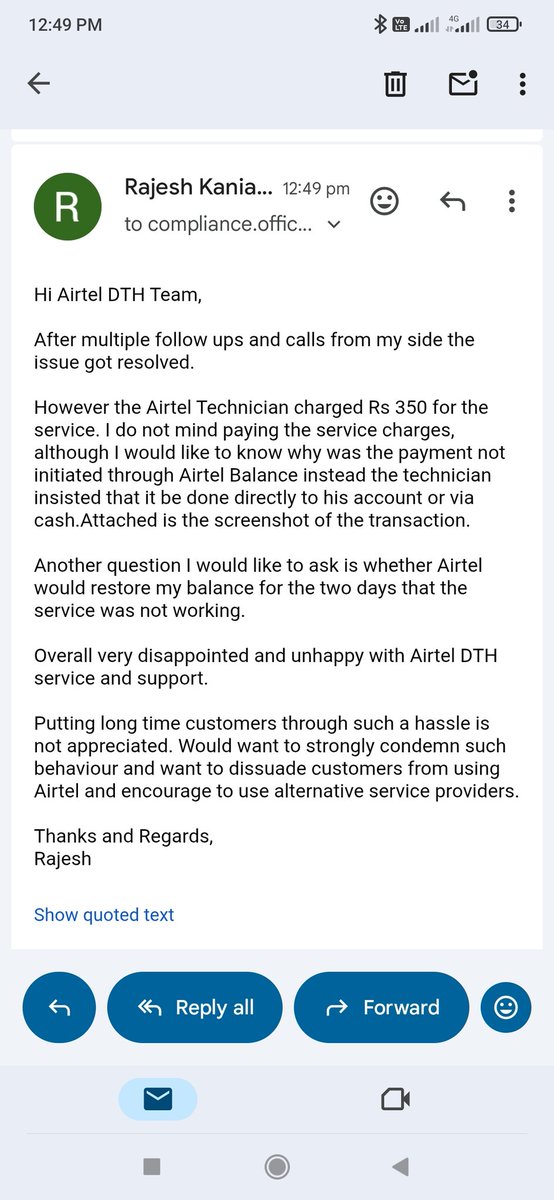 RawZest's tweet photo. @airtelindia @Airtel_Presence ?? https://t.co/sHhDXBM7XR