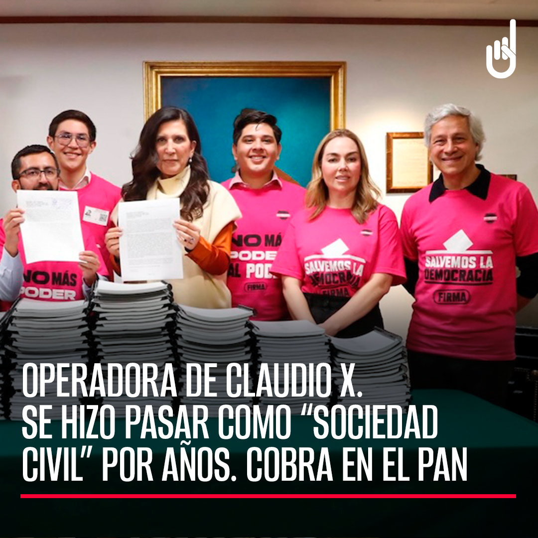 Mientras que Medina Galindo usurpa la representación de la sociedad civil con los membretes creados por González Guajardo, es simultáneamente dirigente del PAN, partido por el que fue Diputada local en Michoacán.
sinembargo.mx/4767650/operad…