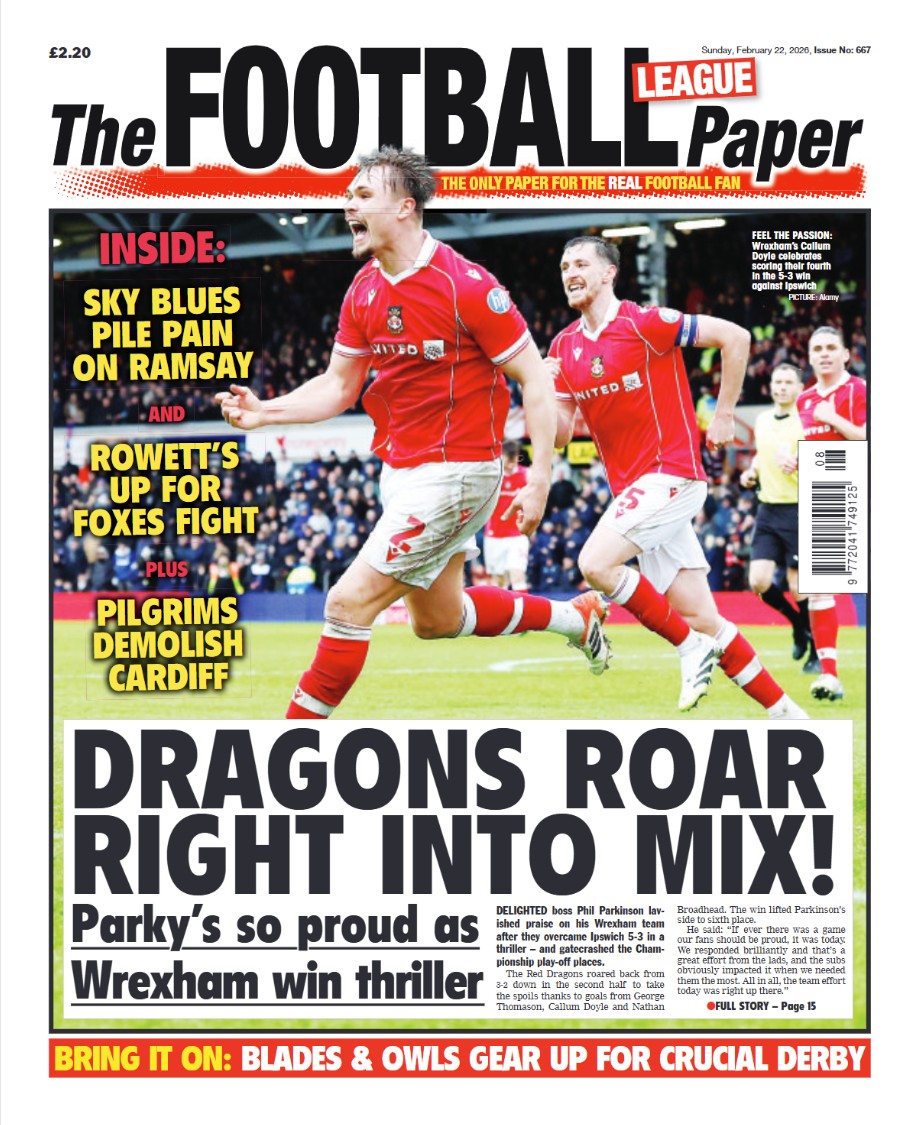 The Football League Paper tweet media